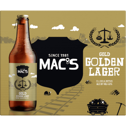 Mac's Gold Golden Lager Bottles
