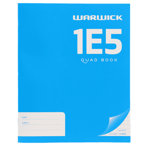 Warwick 1E5 Quad Book