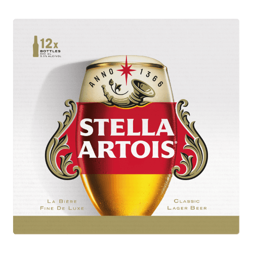 Stella Artois Lager Beer Bottles