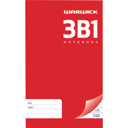 Warwick 3B1 Notebook