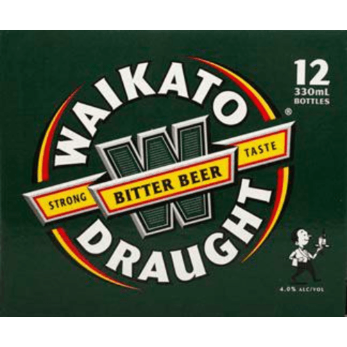 Waikato Draught Bitter Beer Bottles