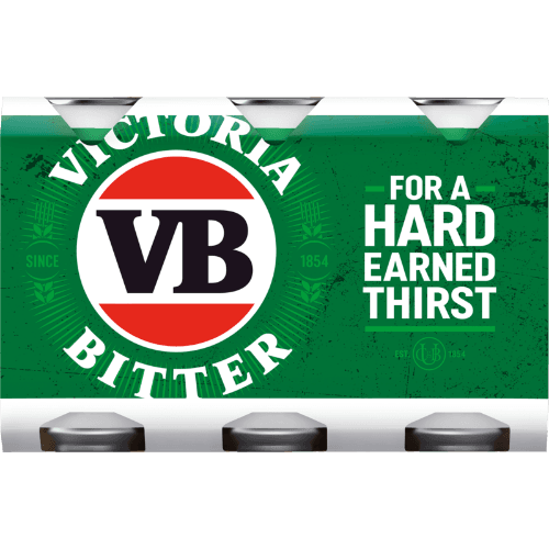 Victoria Bitter Beer Cans