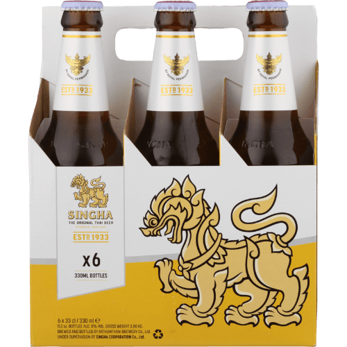 Singha Lager Beer Bottles