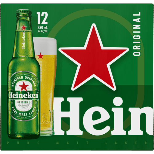 Heineken Lager Beer Bottles