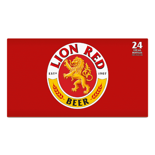 Lion Red Beer Bottles