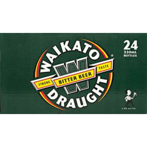 Waikato Draught Bitter Beer Bottles