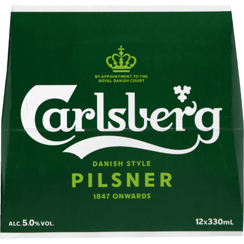 Carlsberg Danish Style Pilsner Bottles