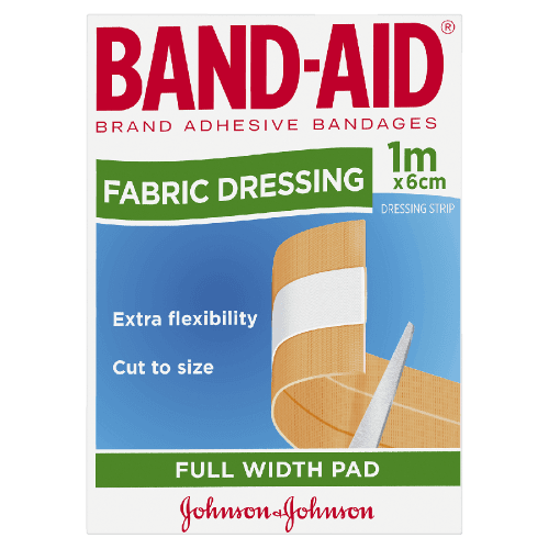 Band-Aid Fabric Dressing 6cm Wide