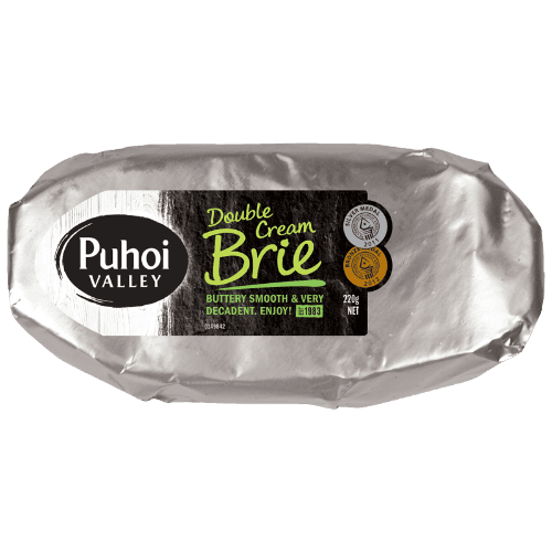 Puhoi Valley Double Cream Brie Cheese