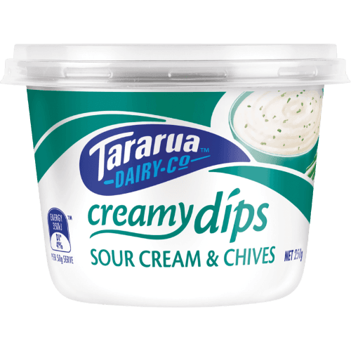 Tararua Sour Cream & Chives Creamy Dip