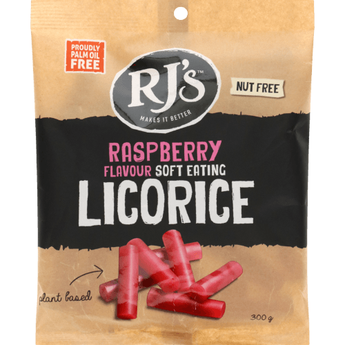 RJ's Raspberry Flavour Soft Eating Licorice