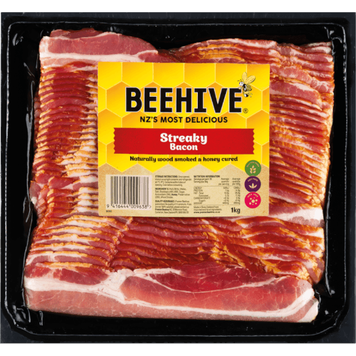 Beehive Streaky Bacon 1 kg