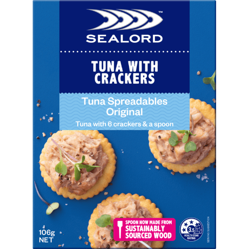 Sealord Tuna Sensations Spreadables Original Tuna With Crackers