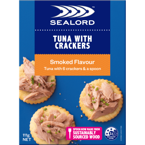 Sealord Tuna Sensations Smoked Flavour Tuna With Crackers
