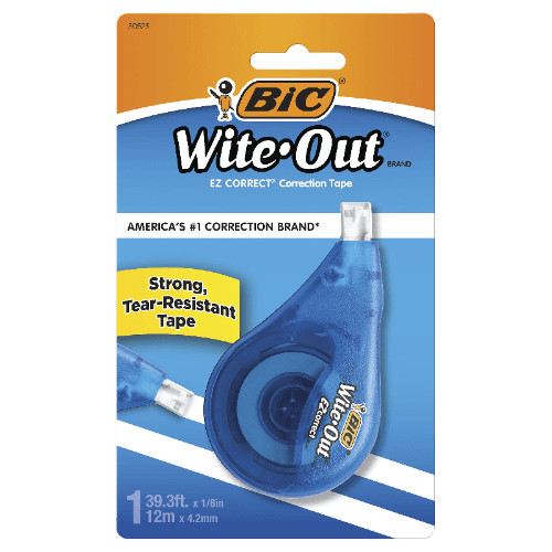 Bic White-Out Correction Tape 4.2mm x 12m