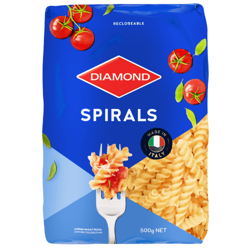 Diamond Spirals Pasta