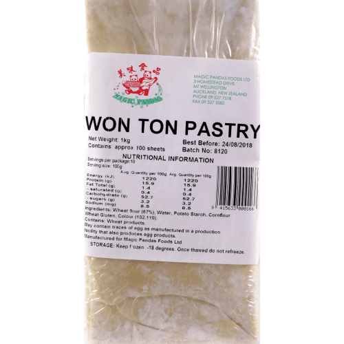 Magic Pandas Won Ton Wrappers