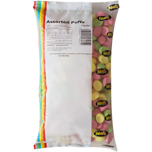 Rainbow Assorted Puffs