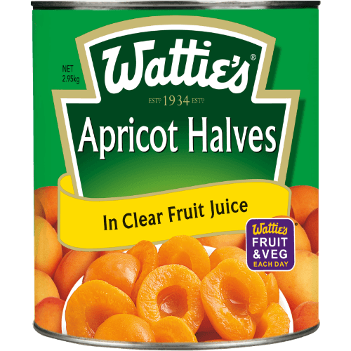 Wattie's Apricot Halves In Clear Fruit Juice
