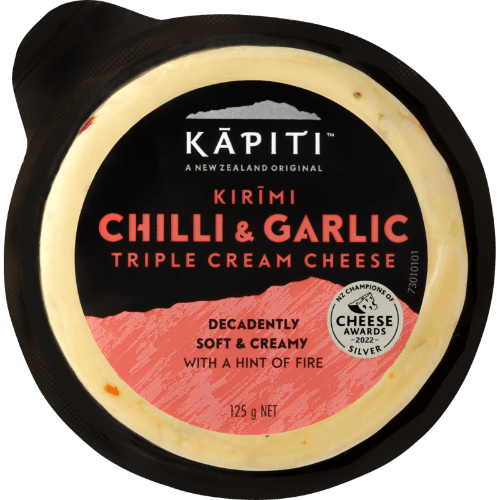 Kapiti Kirimi Chilli & Garlic Triple Cream Cheese 125 g