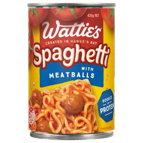 Wattie's Spaghetti With Meatballs