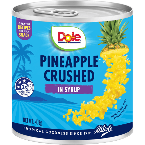 Dole Pineapple Crushed In Syrup