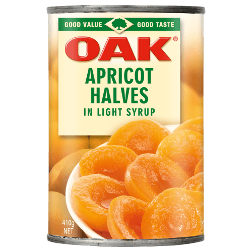 Oak Apricot Halves In Light Syrup