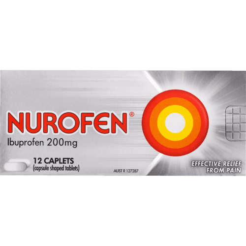 Nurofen Ibuprofen Pain & Inflammation Relief Caplets