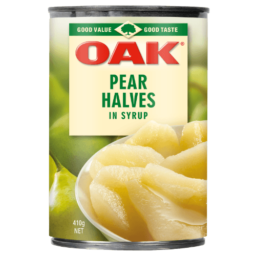 Oak Pear Halves In Syrup