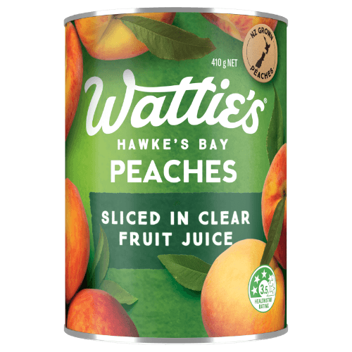 Wattie's Peaches Sliced In Clear Fruit Juice