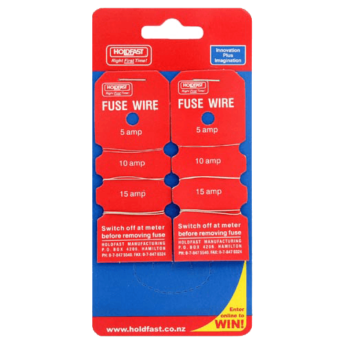 Holdfast Fuse Wire 5/10/15 Amp 2 pack