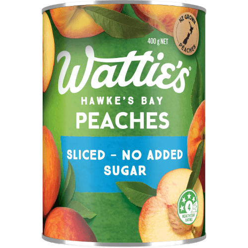 Wattie's Peach Slices With No Added Sugar