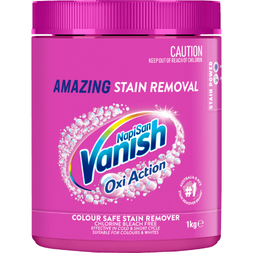 Vanish Napisan Oxi Action Colour Safe Stain Remover Powder