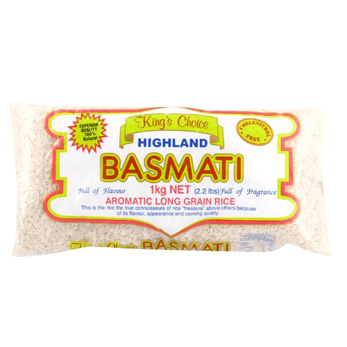 King's Choice Highland Basmati Aromatic Long Grain Rice