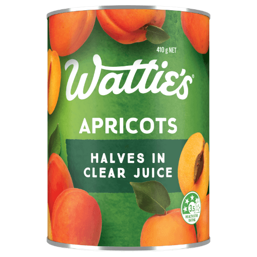 Wattie's Apricot Halves In Clear Juice