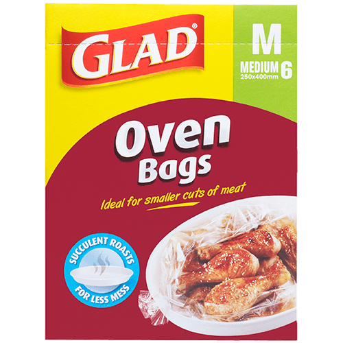 Glad Medium Oven Bags 250 x 400mm