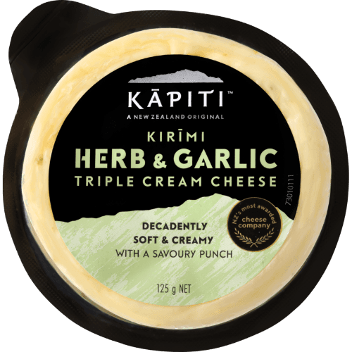 Kapiti Kirimi Herb & Garlic Triple Cream Cheese 125 g