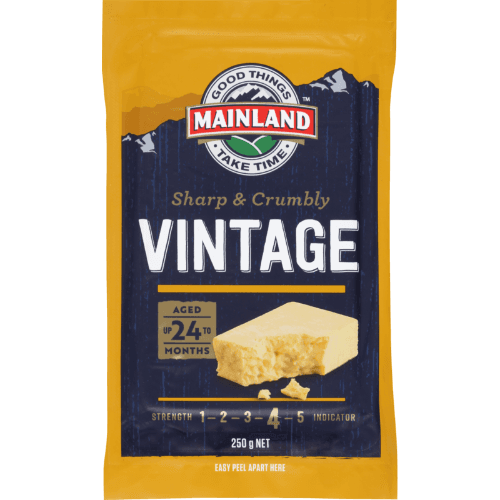 Mainland Sharp & Crumbly Vintage Cheddar Cheese