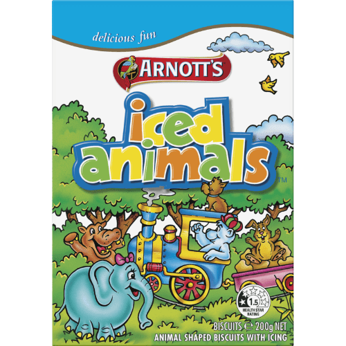 Arnott's Iced Animals Biscuits