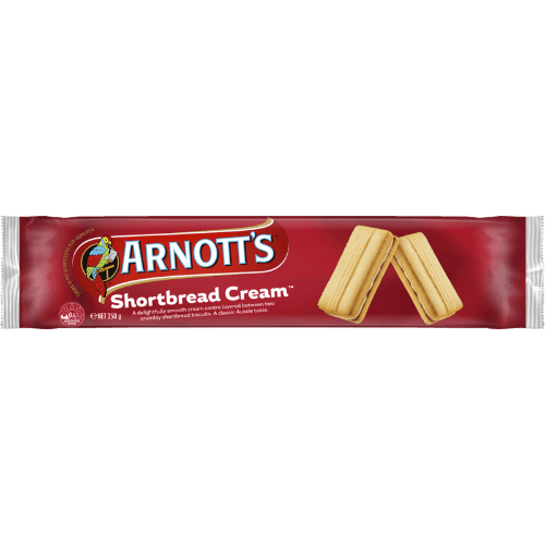Arnott's Shortbread Cream Biscuits