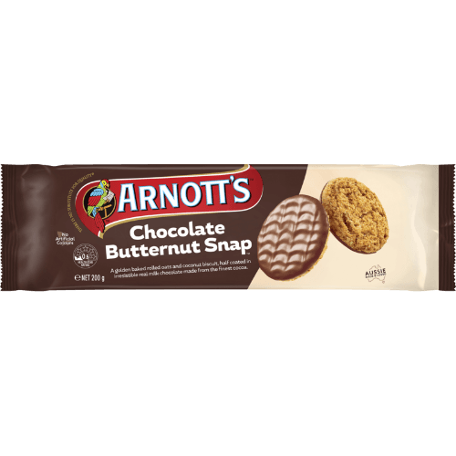 Arnott's Chocolate Butternut Snap Biscuits