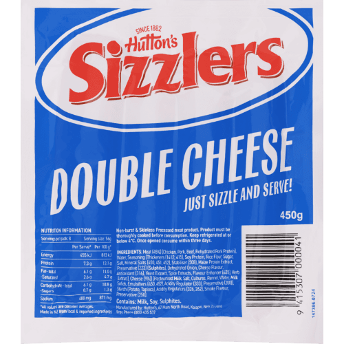 Sizzlers Double Cheese