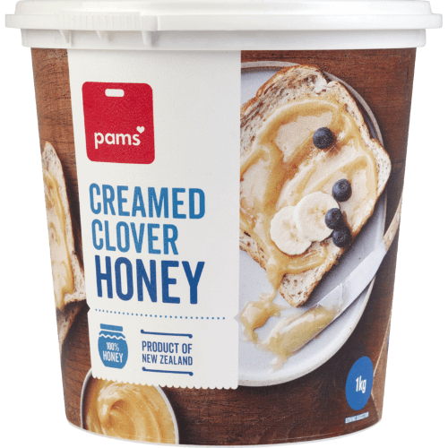 Pams Creamed Clover Honey 1 kg