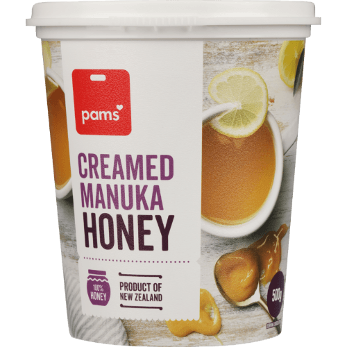 Pams Creamed Manuka Honey