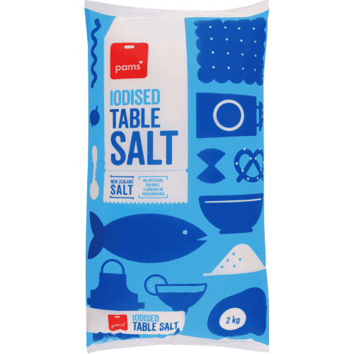 Pams Iodised Table Salt 2 kg