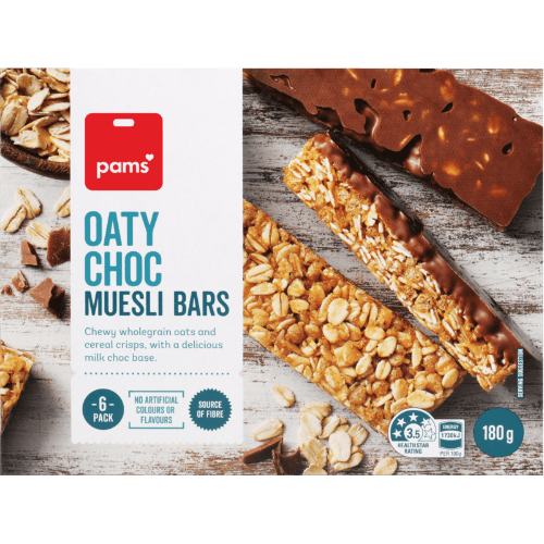Pams Oaty Choc Muesli Bars