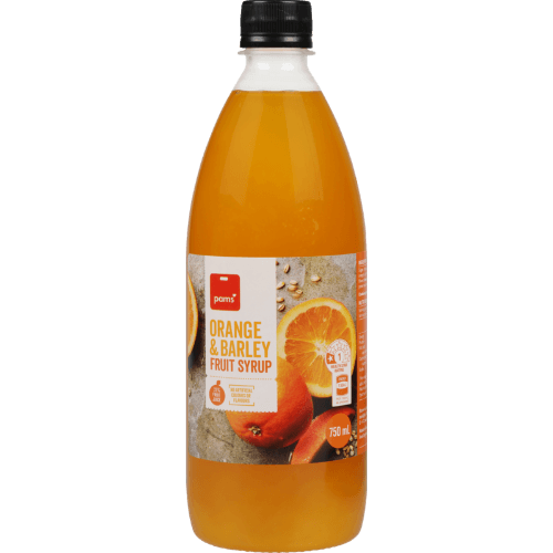 Pams Orange & Barley Fruit Syrup