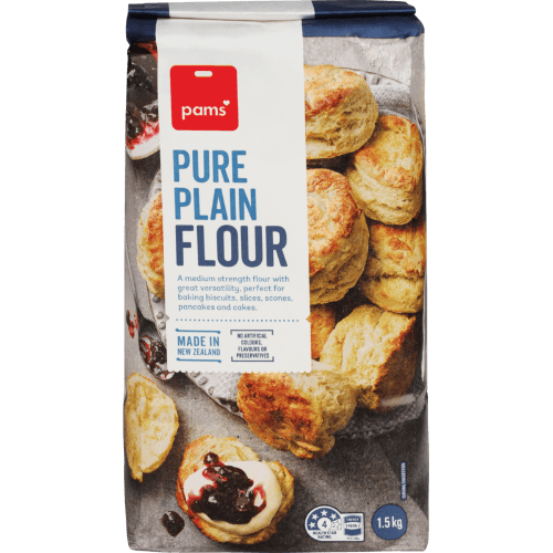 Pams Pure Plain Flour 1.5 kg