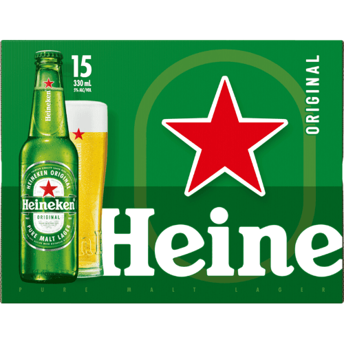Heineken Lager Beer Bottles