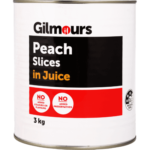 Gilmours Peach Slices In Juice